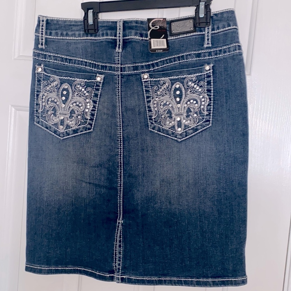 Earl Jean denim skirt